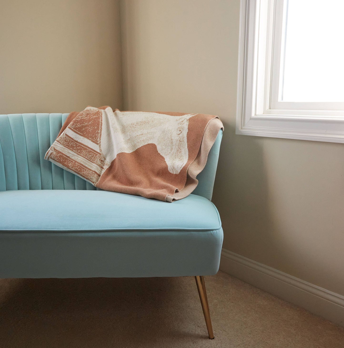 Thomas Paul Thoroughbred Throw - Camel
