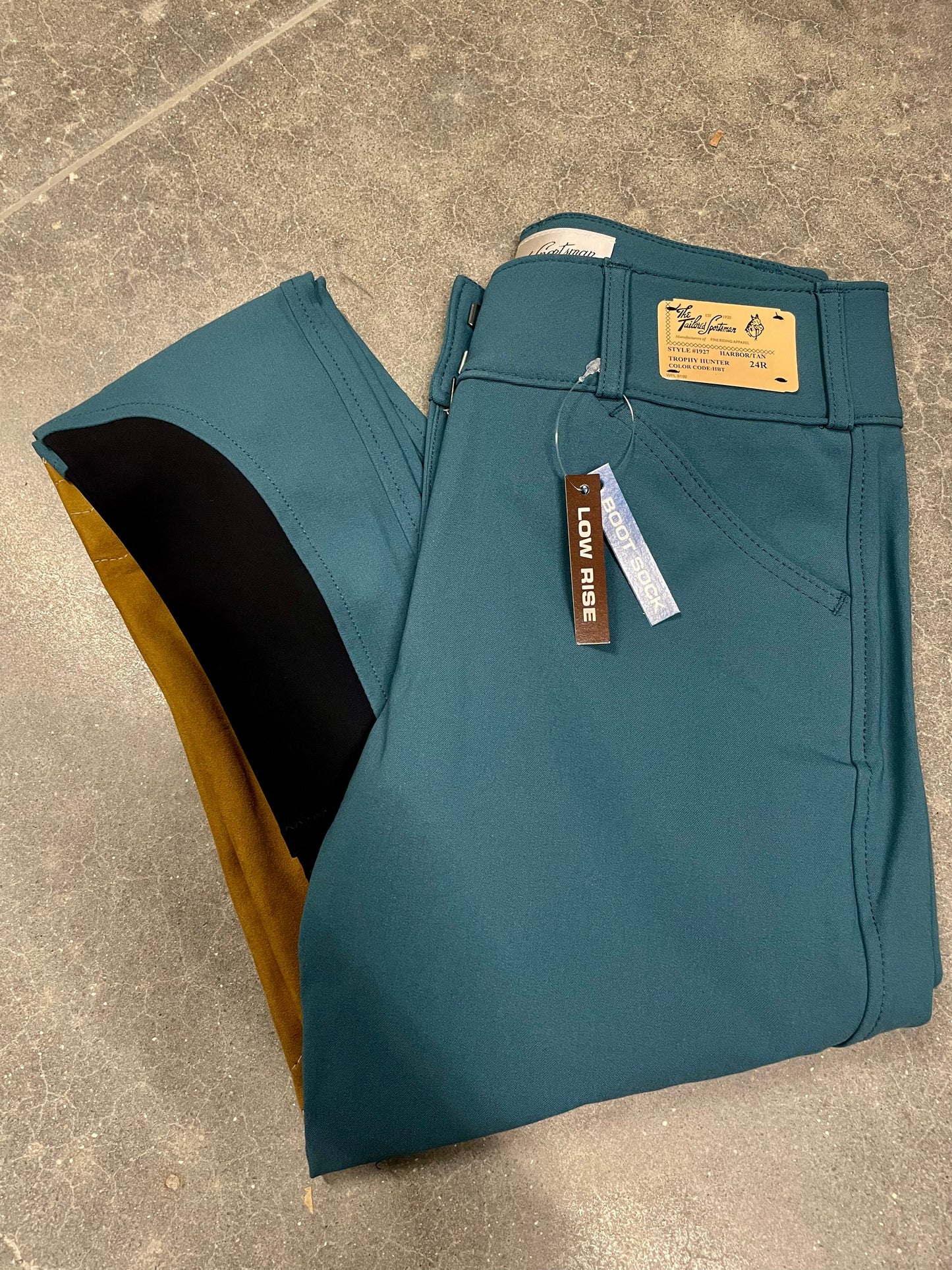 Tailored Sportsman 1927 LR FZ Bootsock - Harbour/Tan