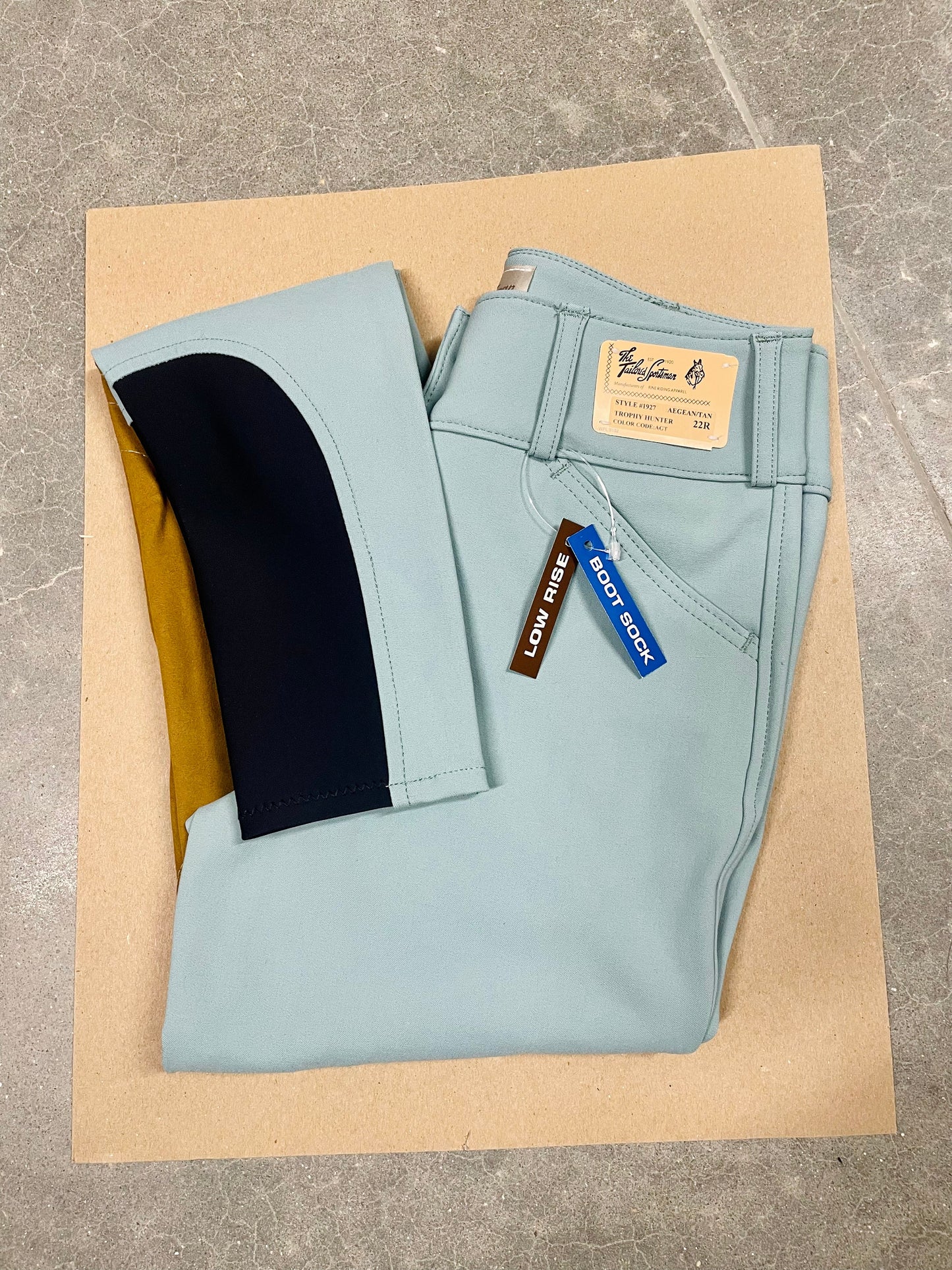 Tailored Sportsman 1927 LR FZ Bootsock - Aegean/Tan