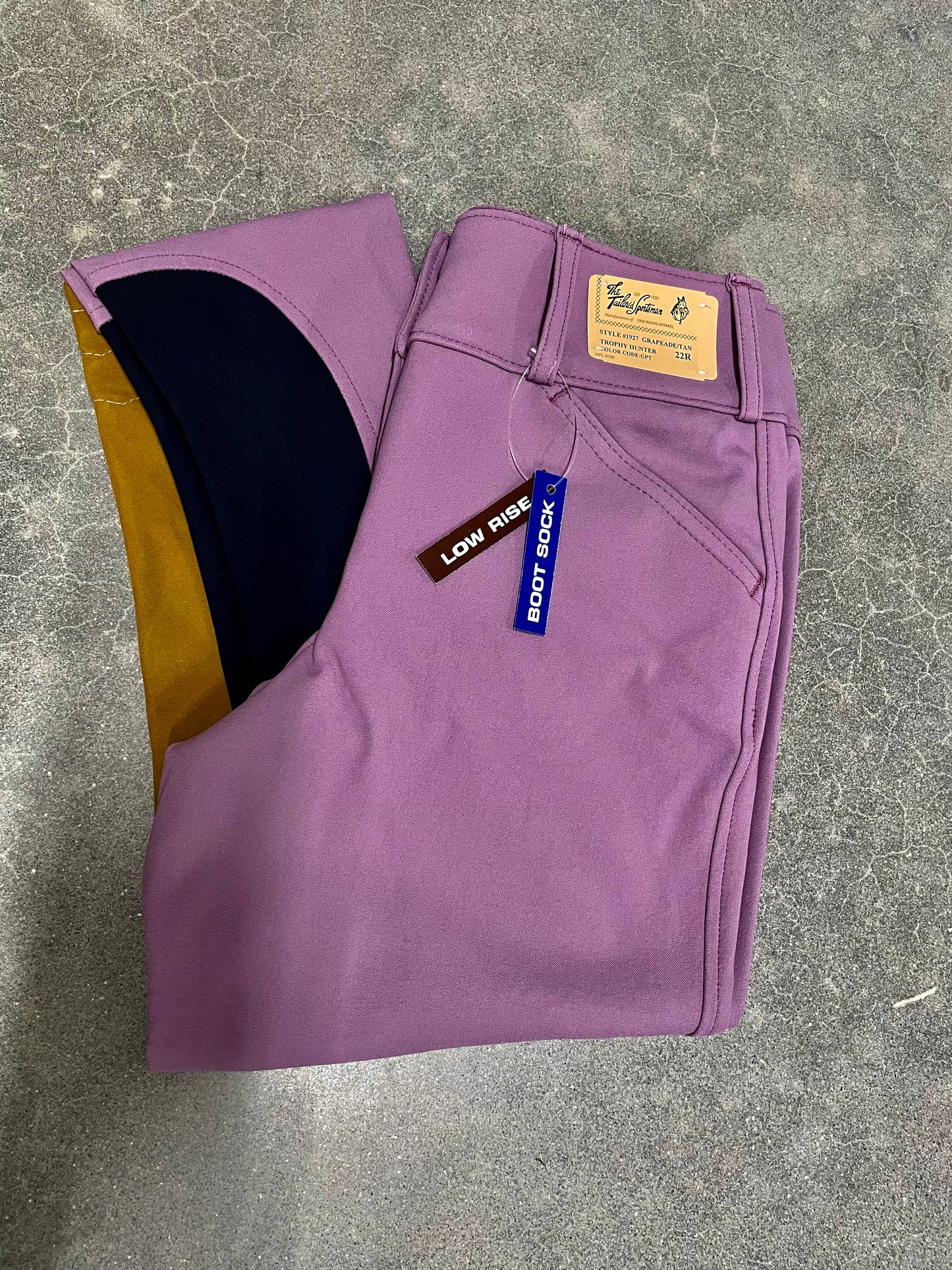 Tailored Sportsman 1927 LR FZ Bootsock - Grapeade/Tan