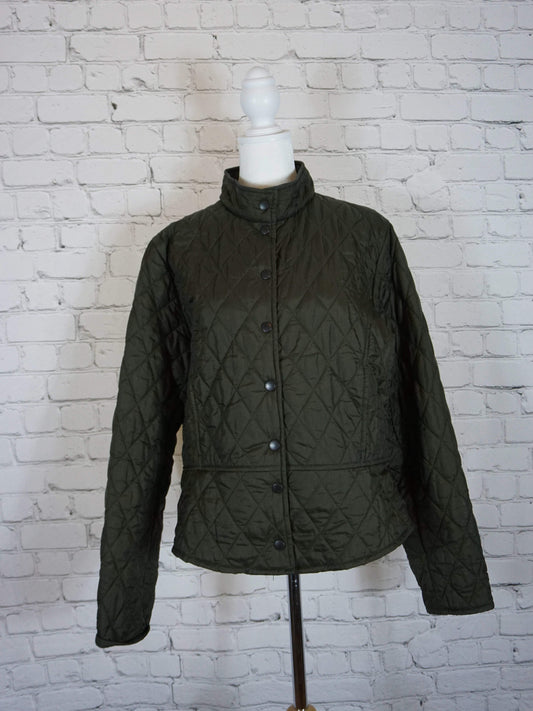 Barbour Women's Quilted Peplum Jacket Size 14