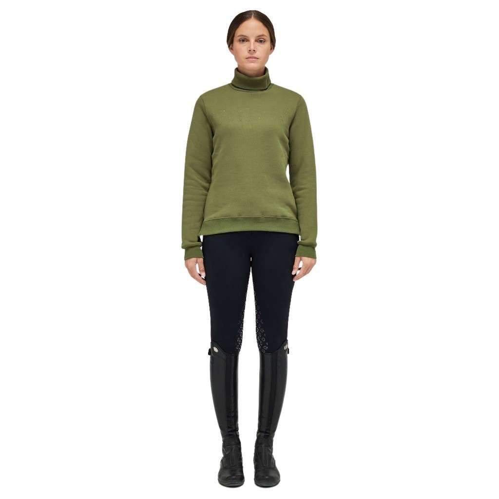 Cavalleria Toscana Embossed Turtleneck Pullover Sweatshirt - FED106