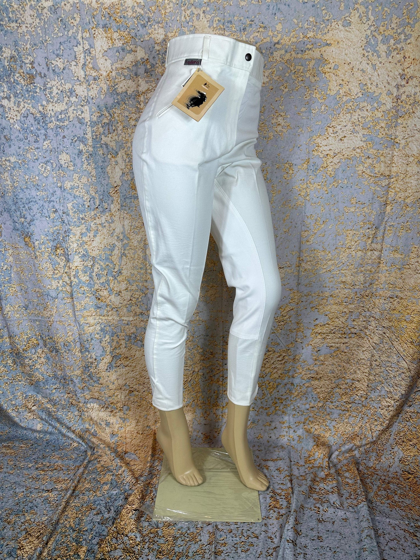 Equilance Ladies White Full Seat Breeches Size 44