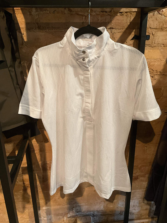 Microperforated Short Sleeve Show Shirt