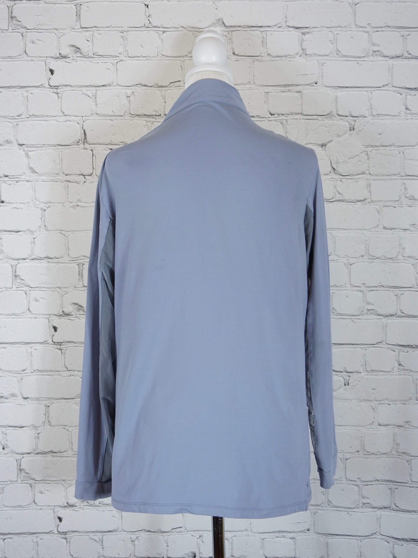 Tailored Sportsman Long Seelve IceFil Sun Shirt in Cloudy Blue- Large