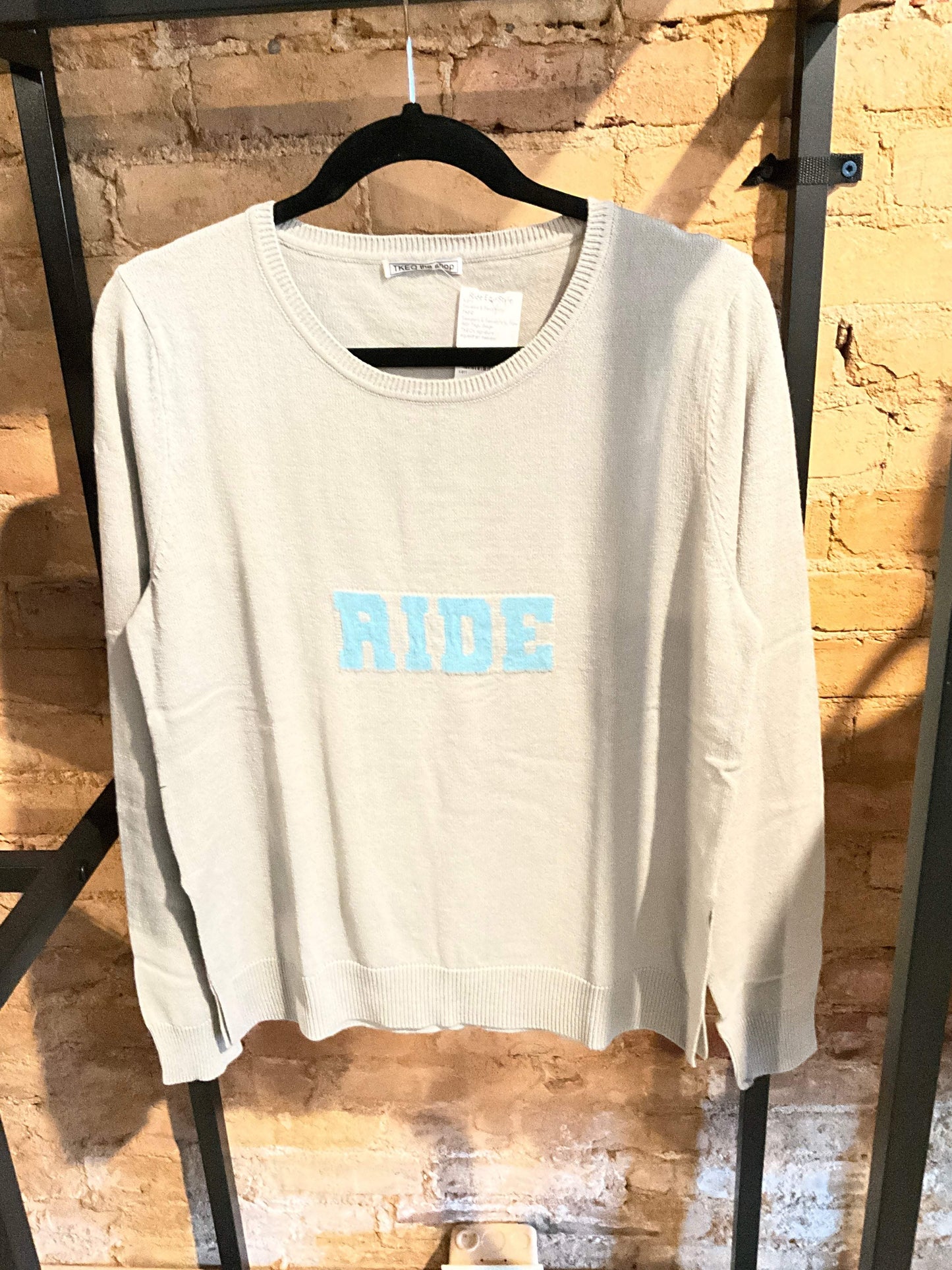 TKEQ Ride Crewneck Sweater Size L