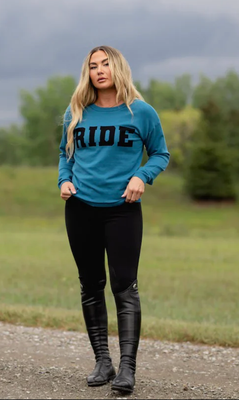 TKEQ RIDE Crewneck Sweater