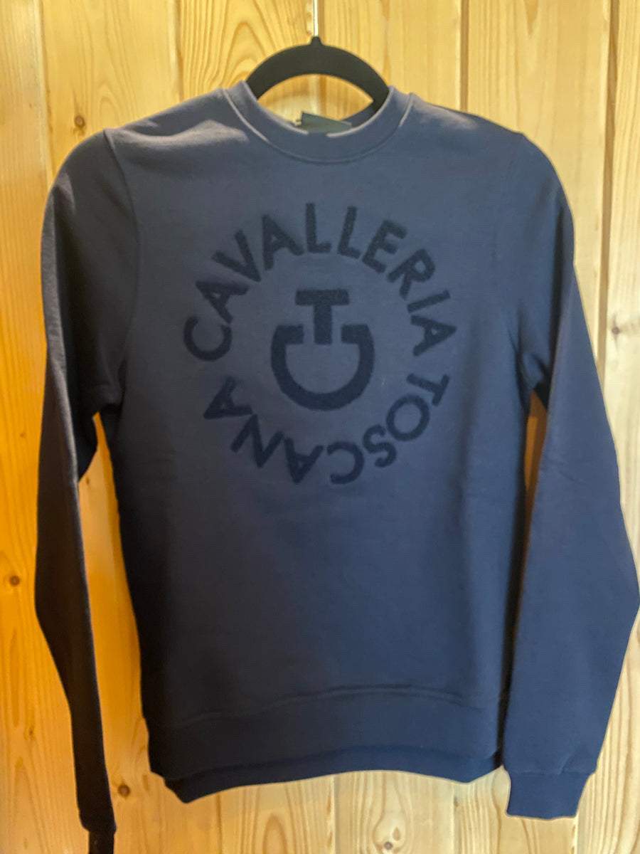 Cavalleria Toscana Orbit Crew Neck Sweatshirt w/ Sponge Logo - FED103 Size XXS