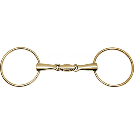 Feeling Anatomic Large Rings Snaffle, German Silver