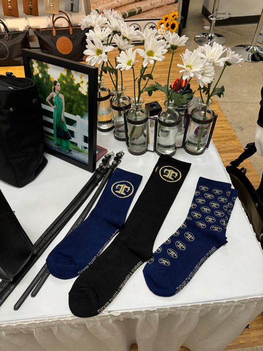 Tucker Tweed Equestrian D&S Signature Boot Socks