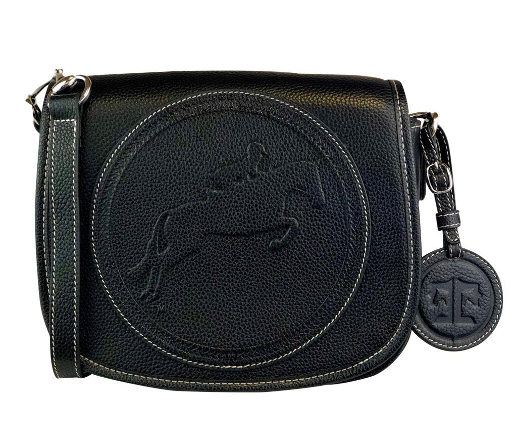 Tucker Tweed Camden Crossbody: Hunter/Jumper