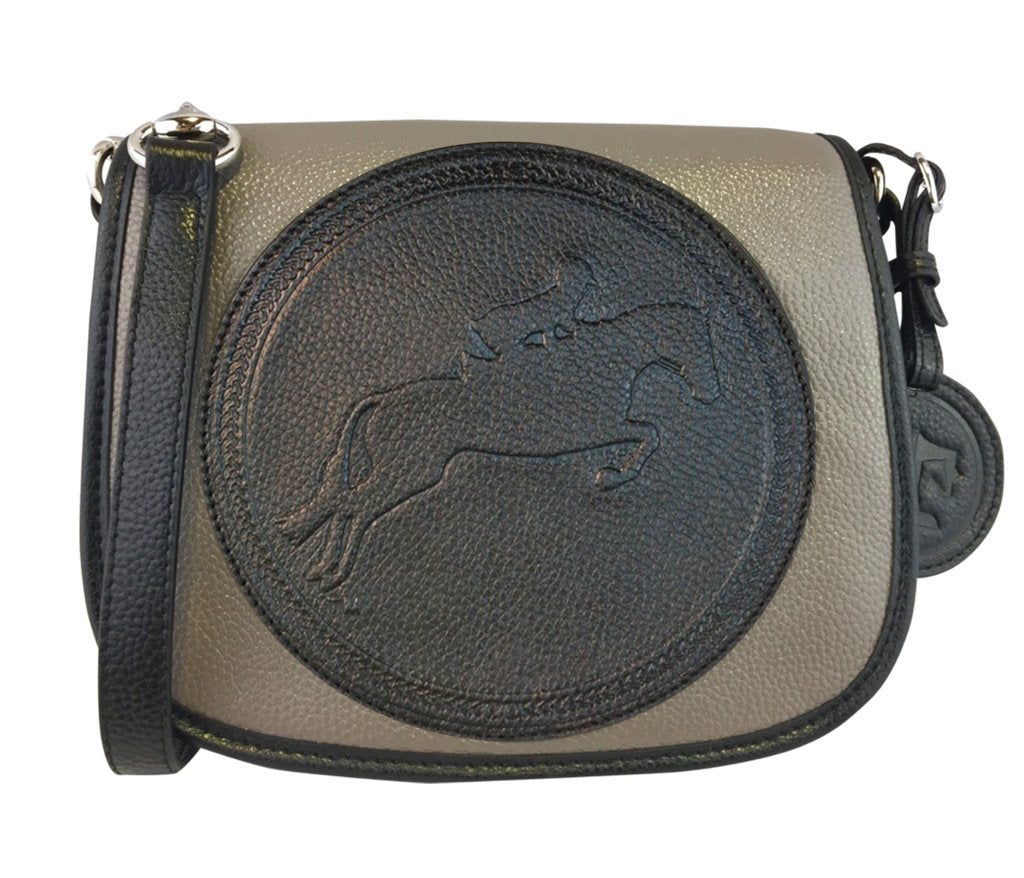 Tucker Tweed Camden Crossbody: Hunter/Jumper