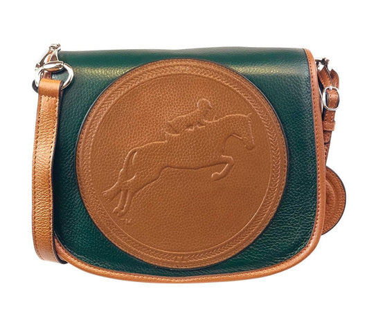 Tucker Tweed Camden Crossbody: Hunter/Jumper